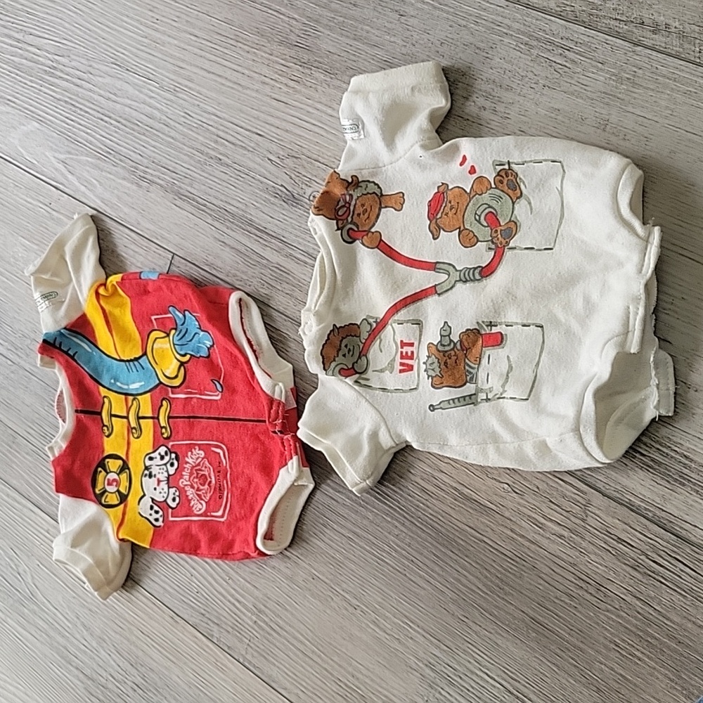 Vintage doll clothes for Cabbage Patch kid Rompers